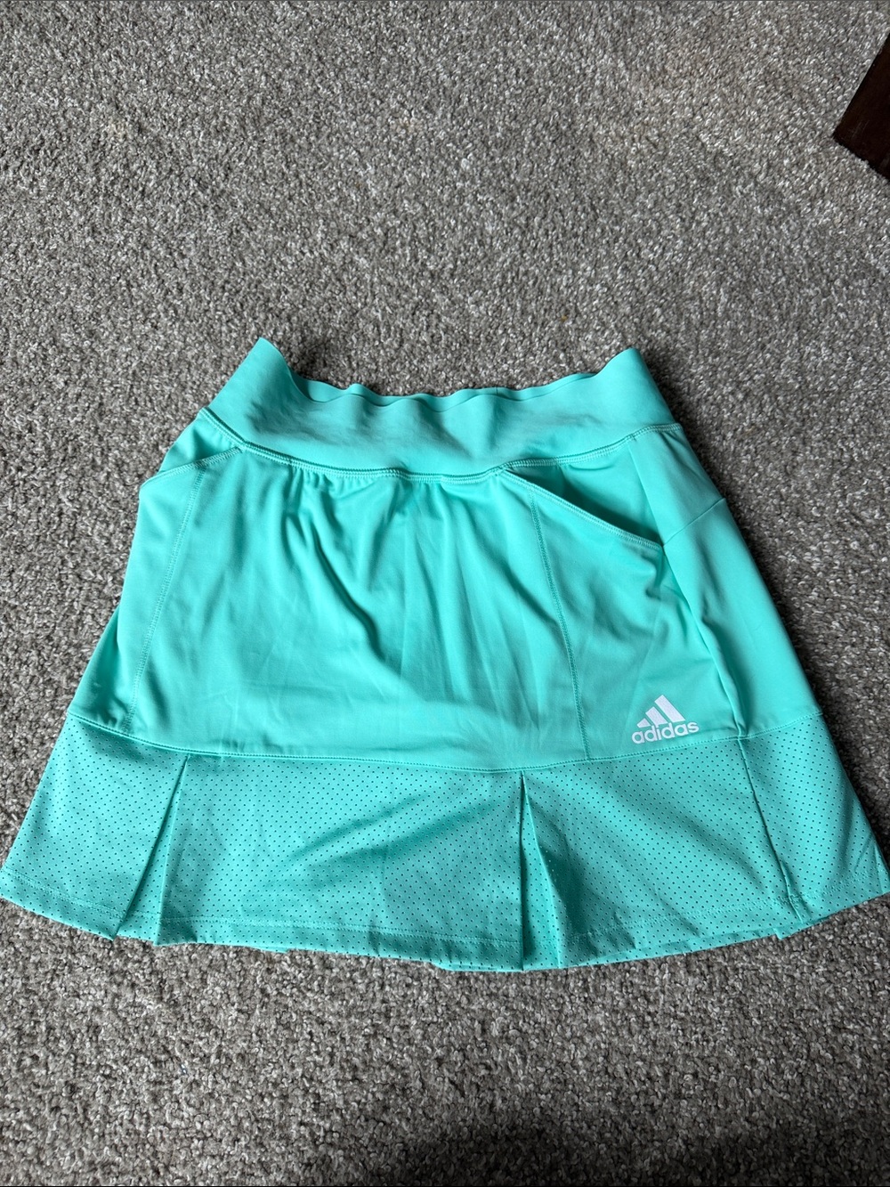 adidas Aqua/Turquoise Circle Skater Athletic Skort